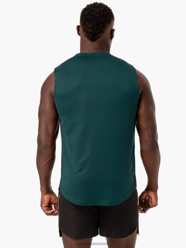 Ryderwear Reflex Mesh Baller Tank Emerald Men Clothing 4Z2T1343