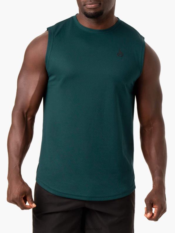 Ryderwear Reflex Mesh Baller Tank Emerald Men Clothing 4Z2T1343