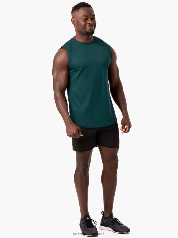 Ryderwear Reflex Mesh Baller Tank Emerald Men Clothing 4Z2T1343