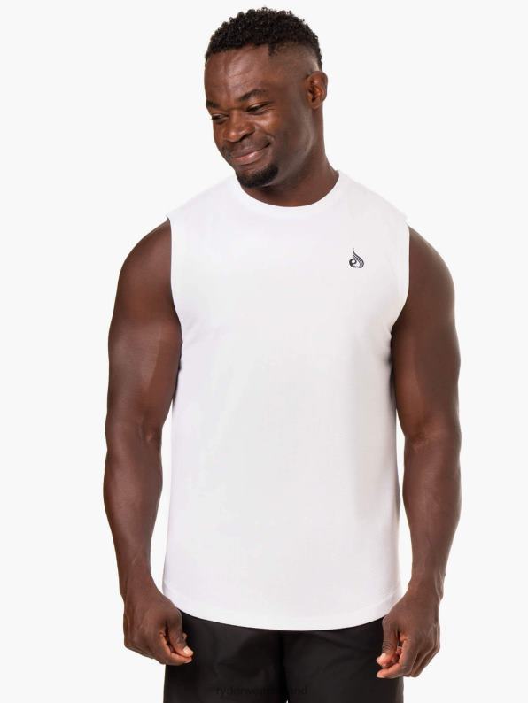 Ryderwear Reflex Mesh Baller Tank White Men Clothing 4Z2T1345
