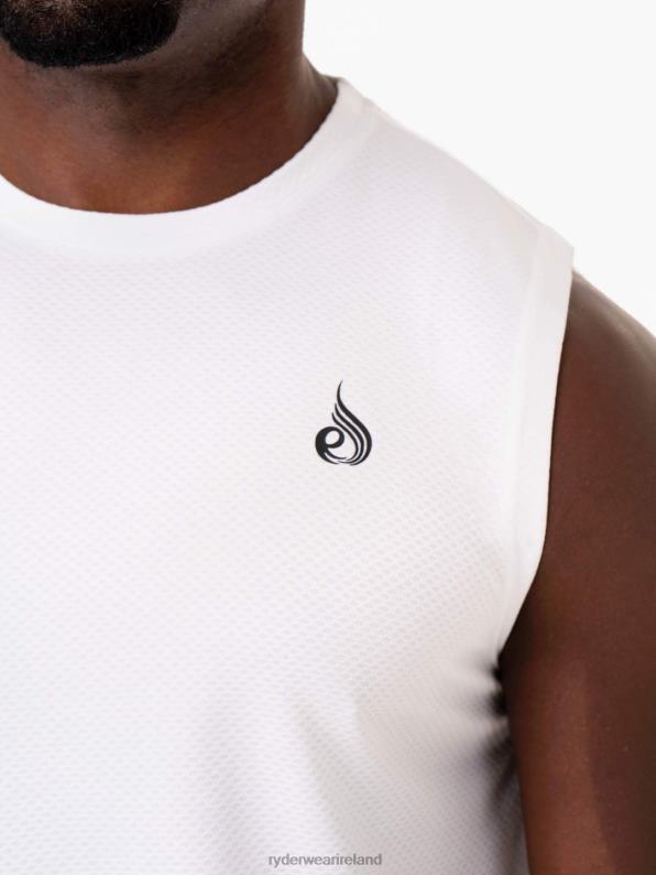 Ryderwear Reflex Mesh Baller Tank White Men Clothing 4Z2T1345