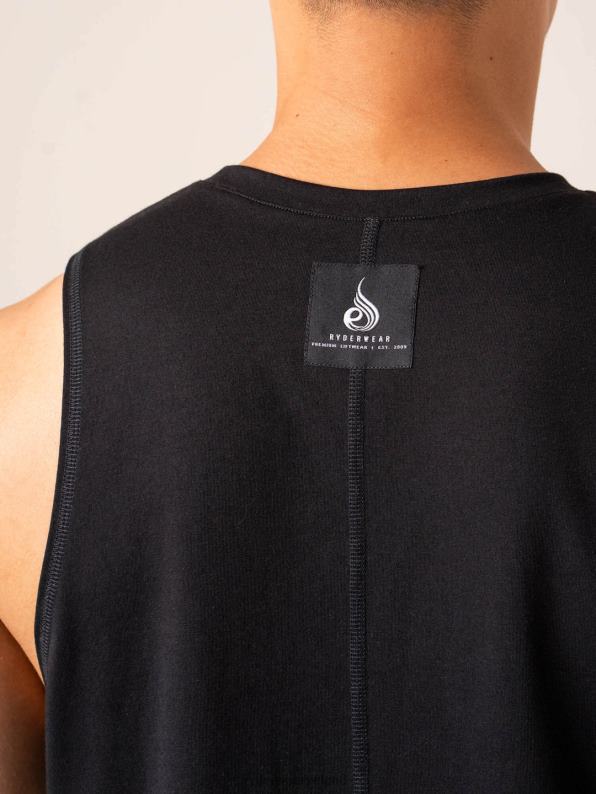 Ryderwear Terrain Tank Black Men Clothing 4Z2T1299