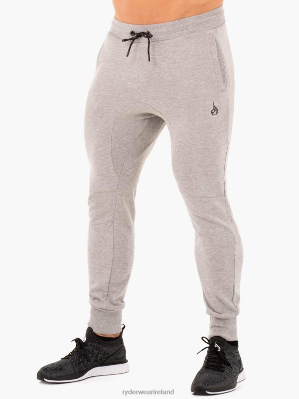 Ryderwear Athletic Fleece Track Pants Grey Marl Men Clothing 4Z2T1470