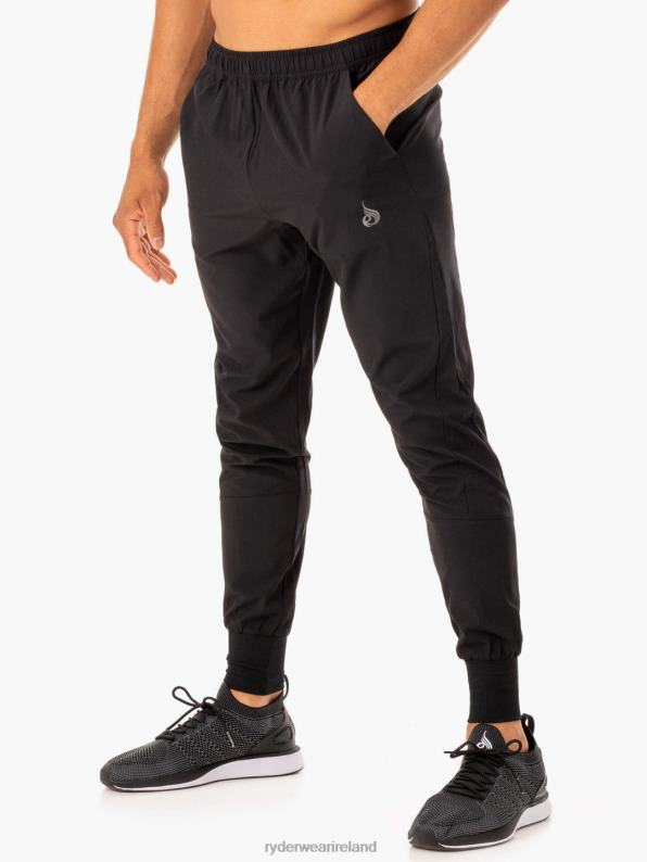 Ryderwear Division Woven Joggers Black Men Clothing 4Z2T1441