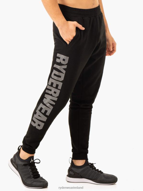 Ryderwear Heritage Fleece Track Pants Black Men Clothing 4Z2T1436