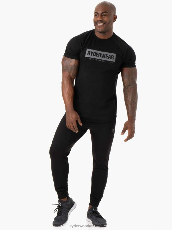 Ryderwear Iron Track Pants Black Men Clothing 4Z2T1468