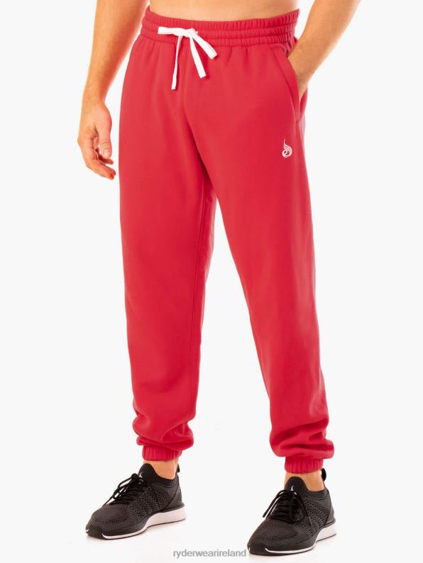Ryderwear Recharge Relaxed Track Pant Red Men Clothing 4Z2T1456