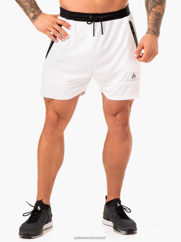 Ryderwear Action Mesh Short White Men Clothing 4Z2T1195