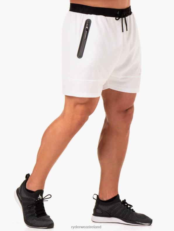 Ryderwear Action Mesh Short White Men Clothing 4Z2T1195