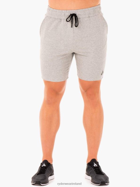 Ryderwear Base Gym Shorts Grey Marl Men Clothing 4Z2T1199