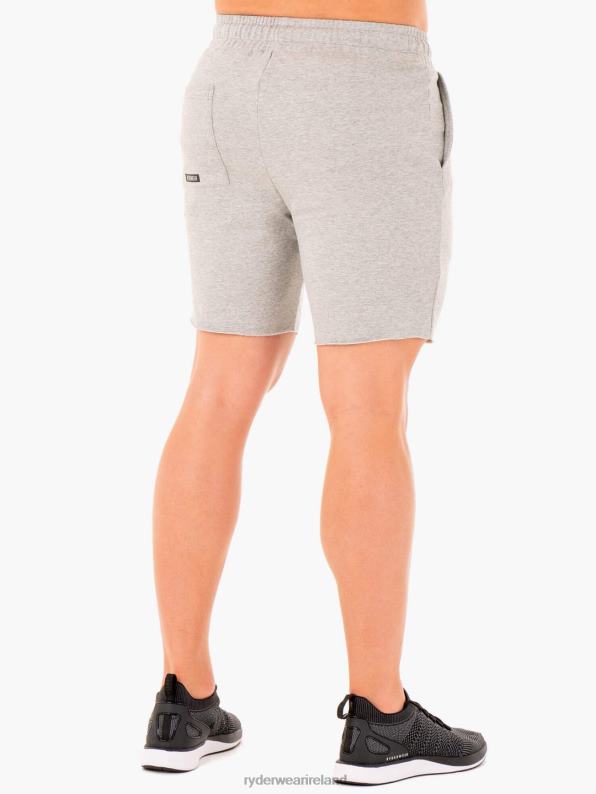Ryderwear Base Gym Shorts Grey Marl Men Clothing 4Z2T1199