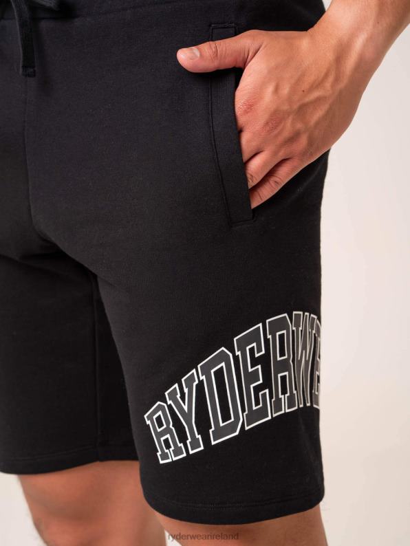 Ryderwear Collegiate Track Short Black Men Clothing 4Z2T1133