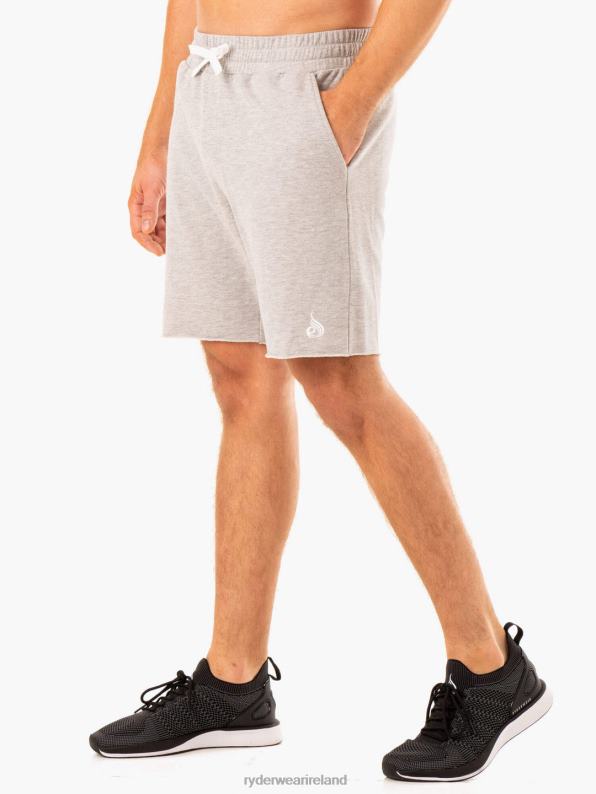 Ryderwear Recharge Track Gym Short Grey Marl Men Clothing 4Z2T1179
