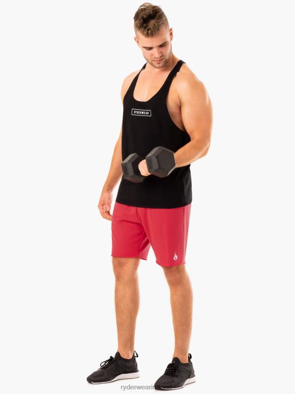 Ryderwear Recharge Track Gym Short Red Men Clothing 4Z2T1177