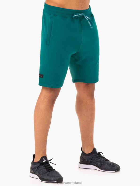 Ryderwear Recharge Track Short Teal Men Clothing 4Z2T1180