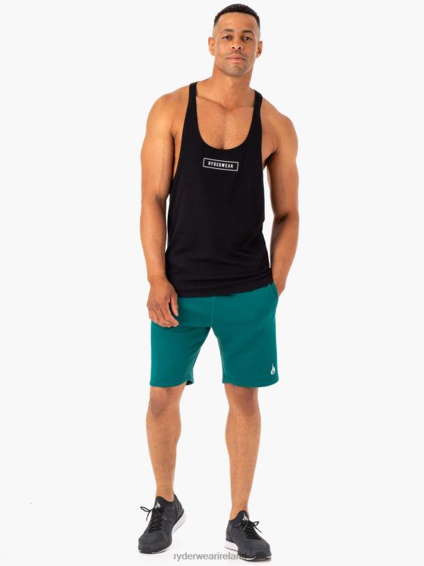 Ryderwear Recharge Track Short Teal Men Clothing 4Z2T1180
