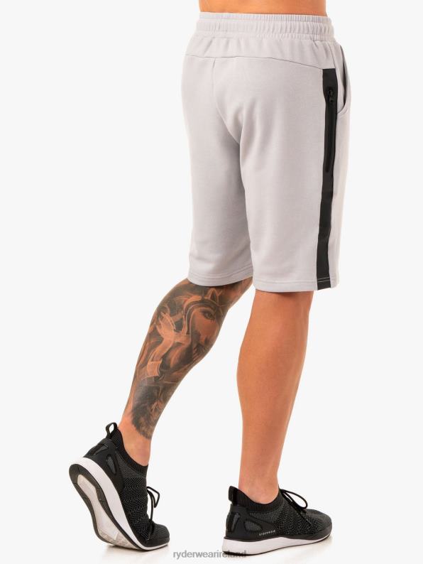Ryderwear Restore Fleece Track Short Snow Grey Men Clothing 4Z2T1187