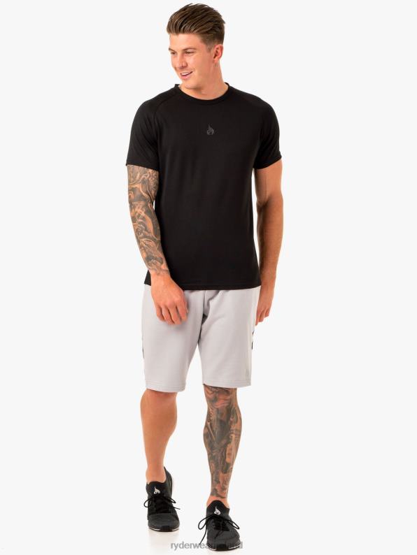 Ryderwear Restore Fleece Track Short Snow Grey Men Clothing 4Z2T1187