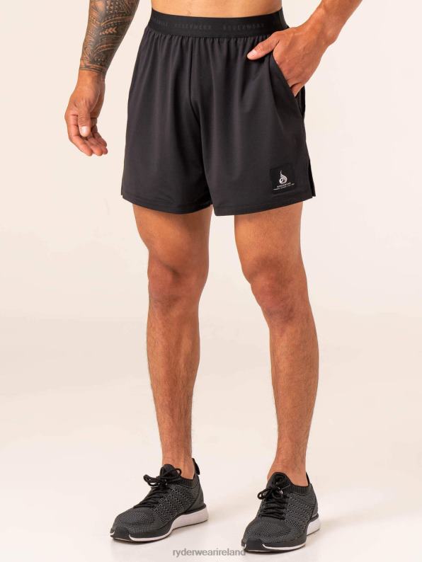 Ryderwear Terrain Mesh Gym Shorts Black Men Clothing 4Z2T1143
