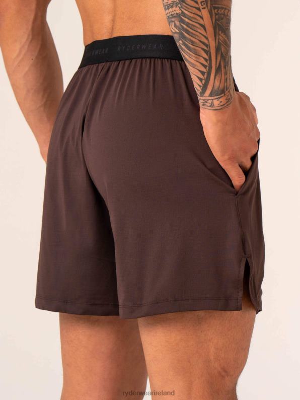 Ryderwear Terrain Mesh Gym Shorts Dark Oak Men Clothing 4Z2T1142