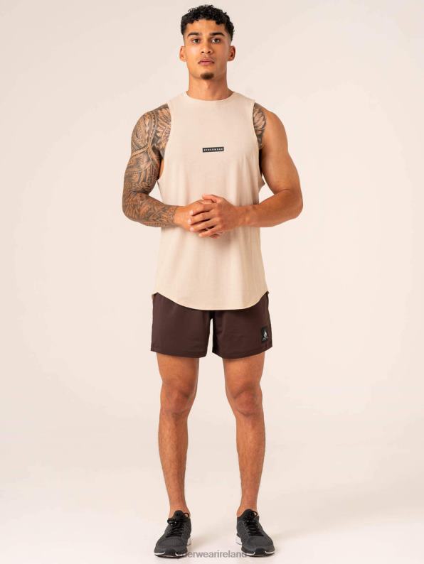 Ryderwear Terrain Mesh Gym Shorts Dark Oak Men Clothing 4Z2T1142