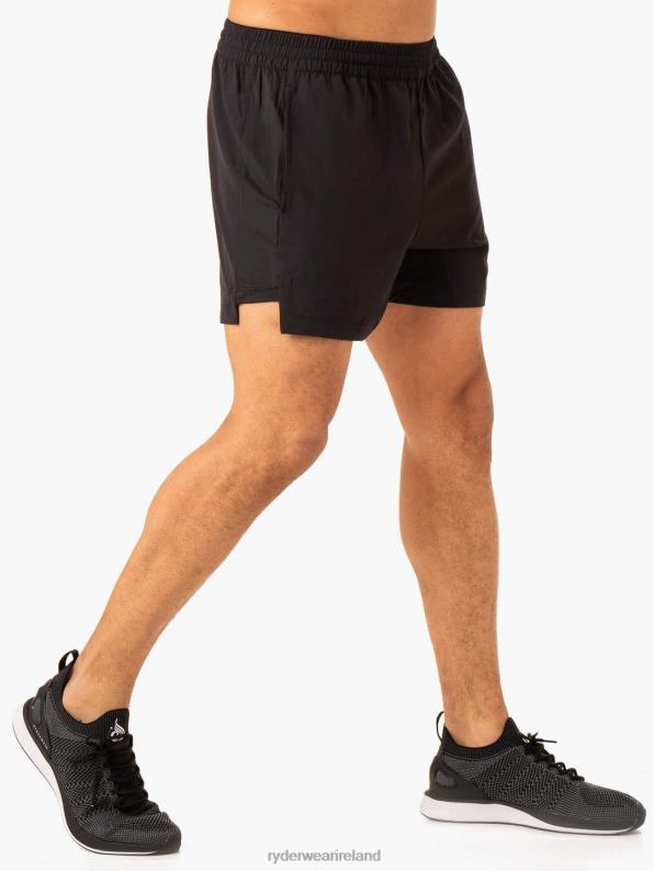 Ryderwear Vital Gym Short Faded Black Men Clothing 4Z2T1163