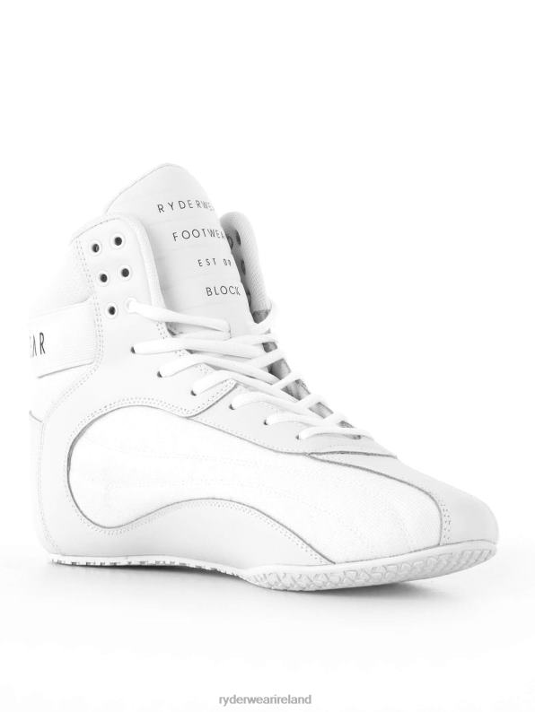 Ryderwear D-Mak Block White Men Shoes 4Z2T1484