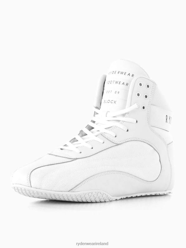 Ryderwear D-Mak Block White Men Shoes 4Z2T1484