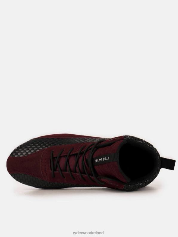 Ryderwear D-Mak Carbon Burgundy Men Shoes 4Z2T1483