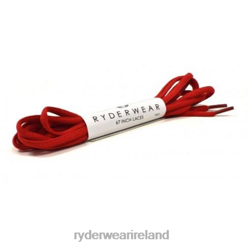 Ryderwear Shoe Laces Red Unisex Accessories 4Z2T1496