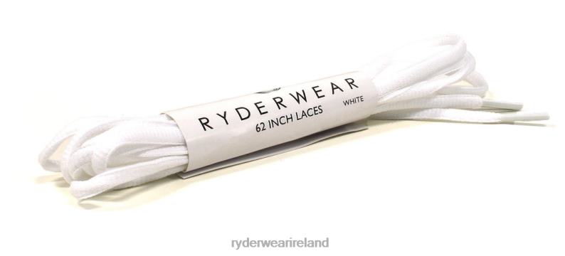 Ryderwear Shoe Laces White Unisex Accessories 4Z2T1498