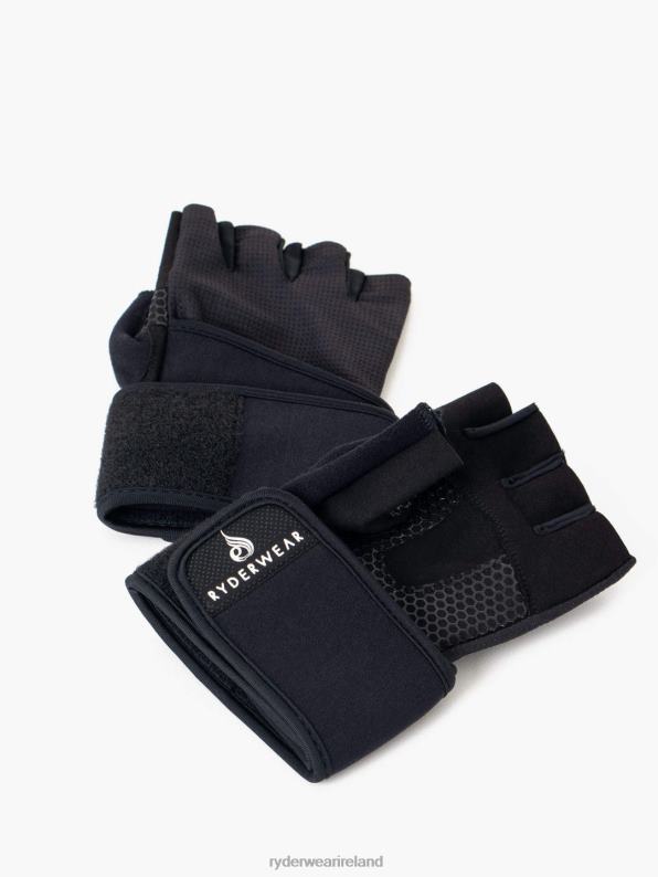 Ryderwear Wrap Lifting Gloves Black Unisex Accessories 4Z2T1120