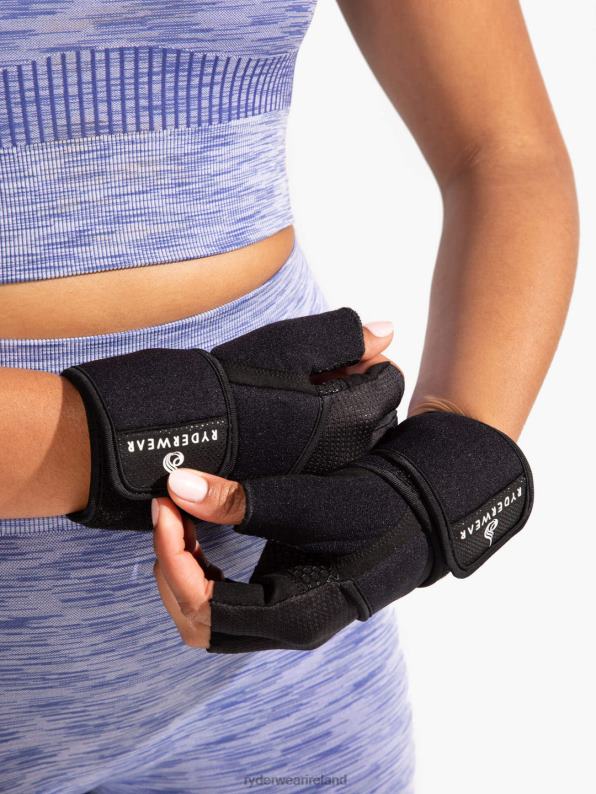 Ryderwear Wrap Lifting Gloves Black Unisex Accessories 4Z2T1120