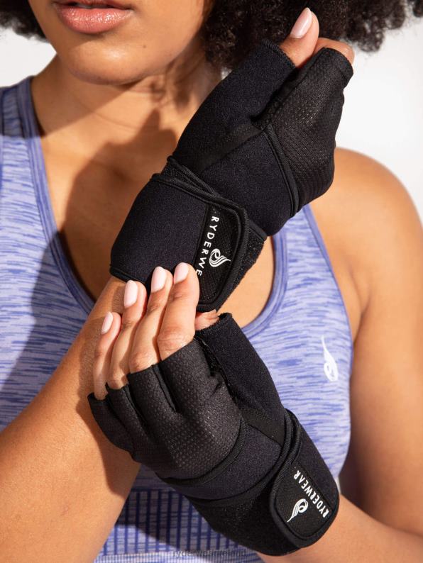 Ryderwear Wrap Lifting Gloves Black Unisex Accessories 4Z2T1120