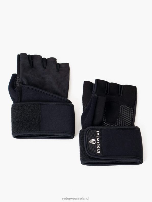 Ryderwear Wrap Lifting Gloves Black Unisex Accessories 4Z2T1120