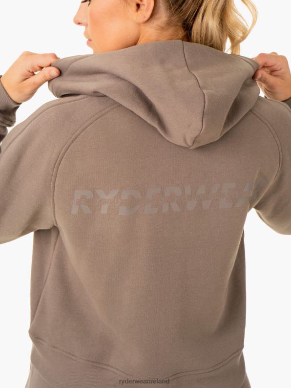 Ryderwear Sideline Hoodie Taupe Women Clothing 4Z2T872