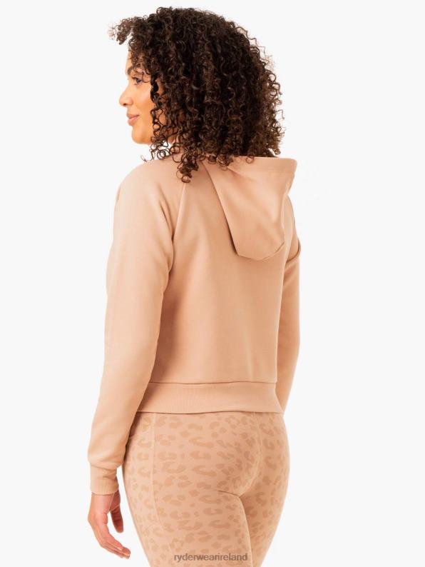 Ryderwear Ultra Pullover Hoodie Tan Women Clothing 4Z2T940