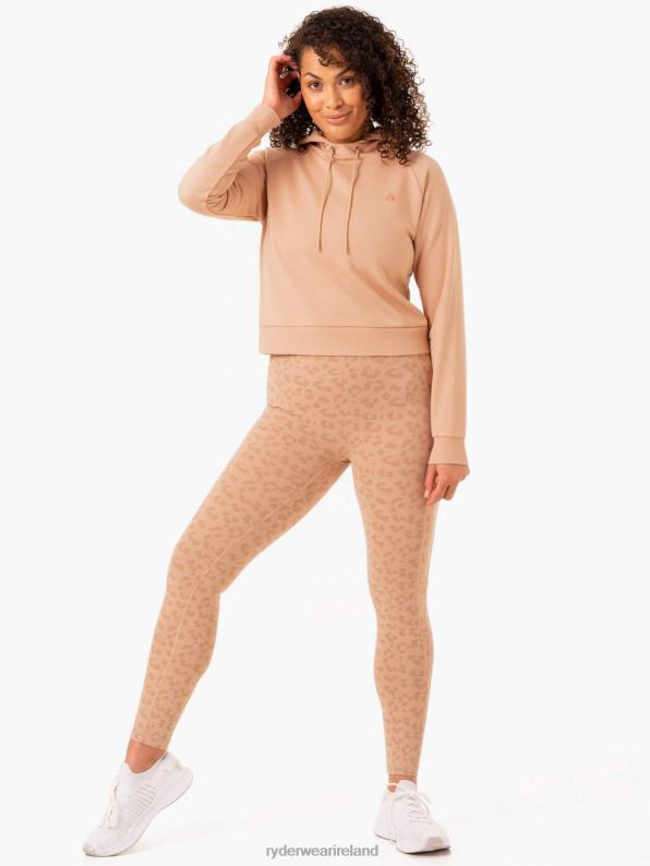 Ryderwear Ultra Pullover Hoodie Tan Women Clothing 4Z2T940