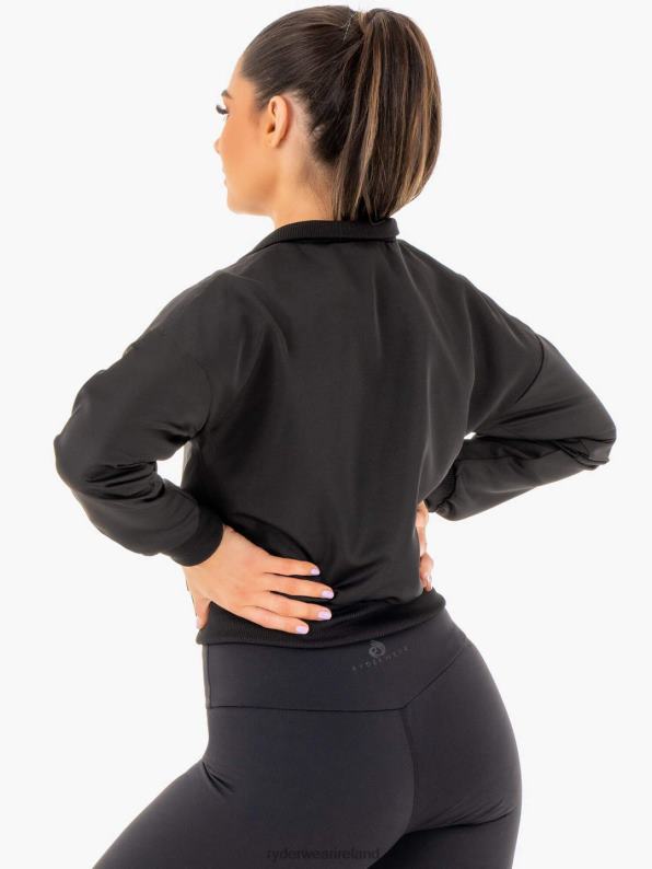 Ryderwear Adapt Bomber Jacket Black Women Clothing 4Z2T1031