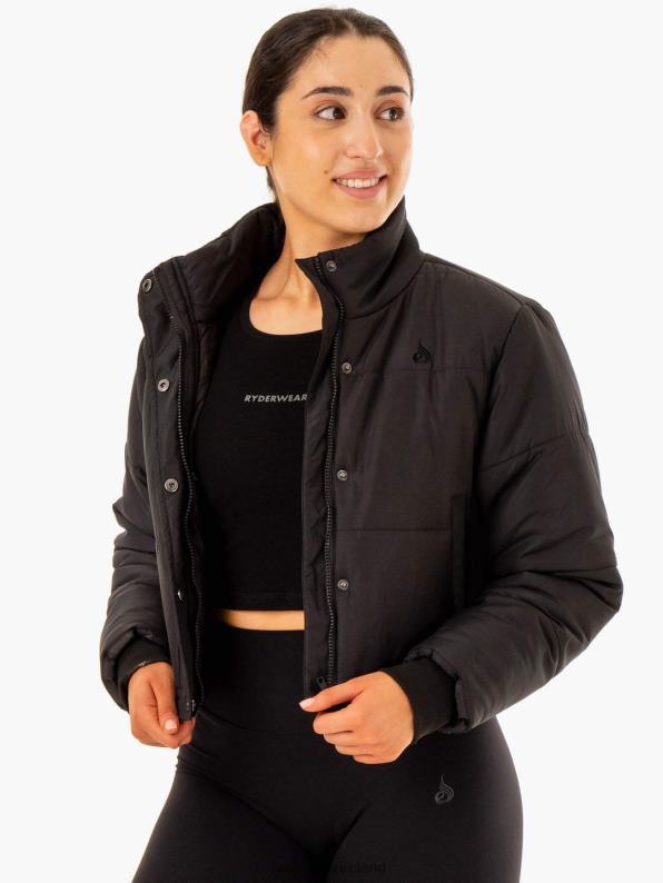 Ryderwear Apex Puffer Jacket Black Women Clothing 4Z2T911
