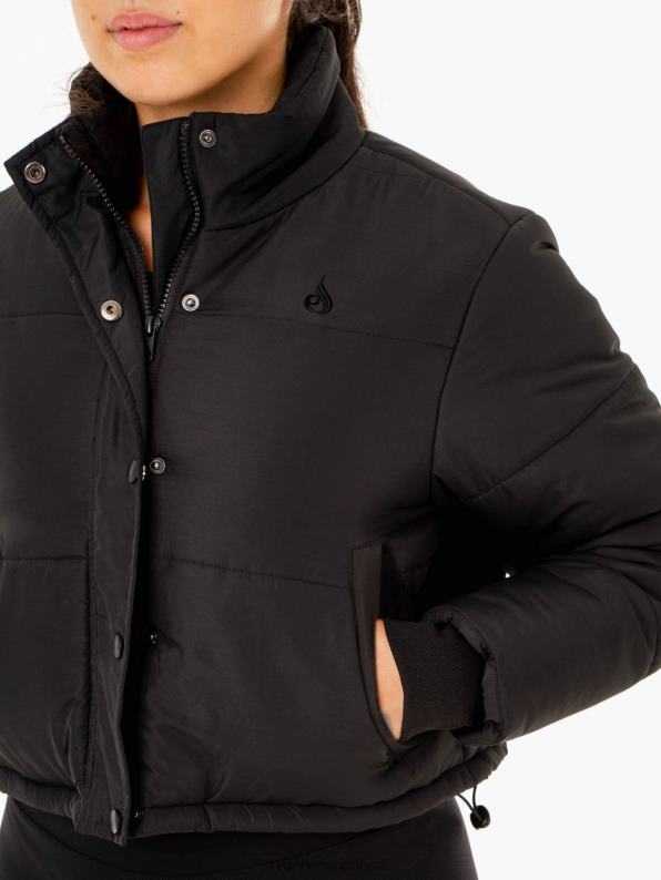 Ryderwear Apex Puffer Jacket Black Women Clothing 4Z2T911