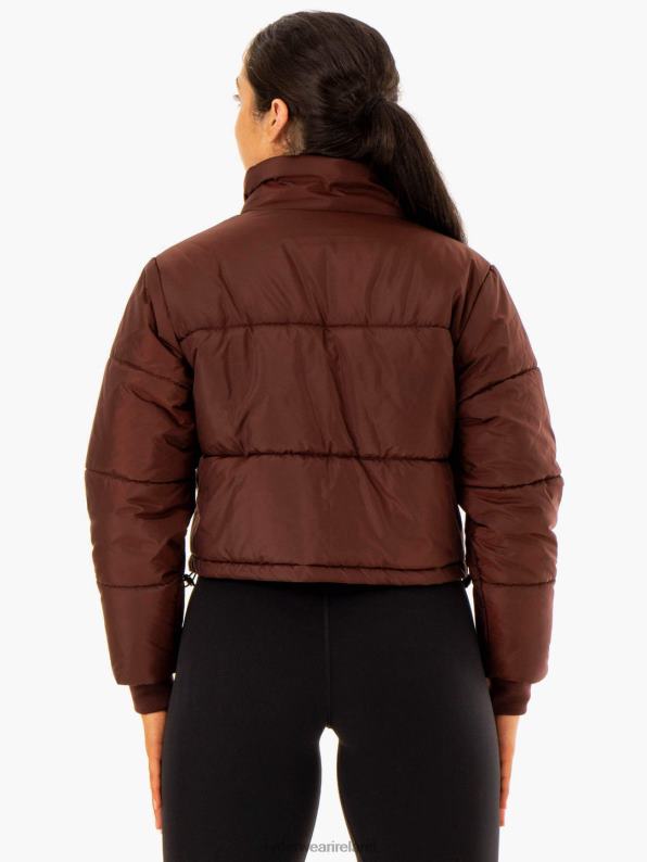 Ryderwear Apex Puffer Jacket Chocolate Women Clothing 4Z2T909