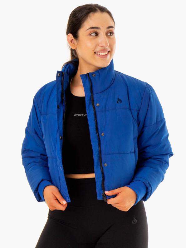 Ryderwear Apex Puffer Jacket Cobalt Blue Women Clothing 4Z2T907