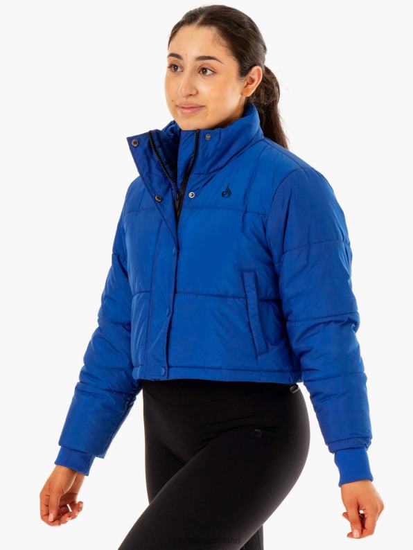 Ryderwear Apex Puffer Jacket Cobalt Blue Women Clothing 4Z2T907