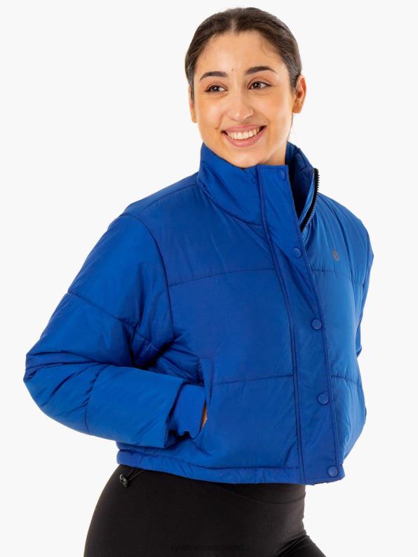 Ryderwear Apex Puffer Jacket Cobalt Blue Women Clothing 4Z2T907