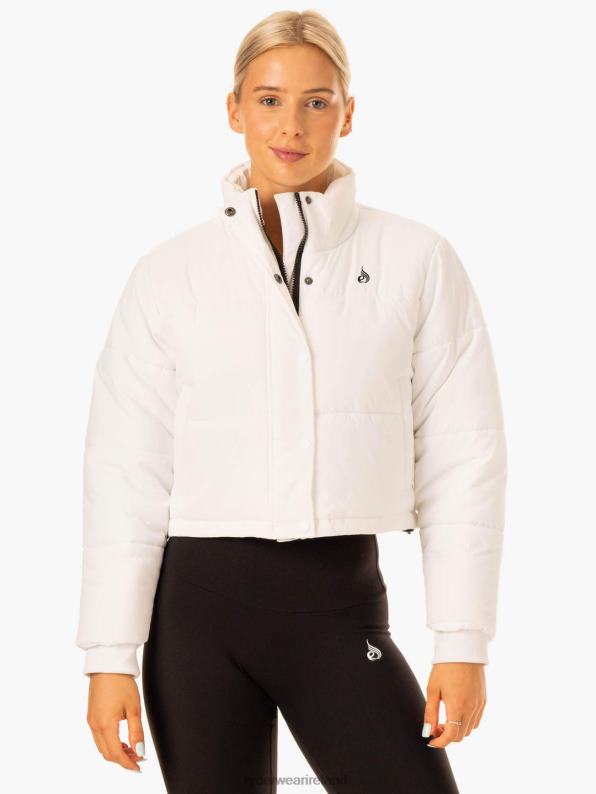 Ryderwear Apex Puffer Jacket White Women Clothing 4Z2T910