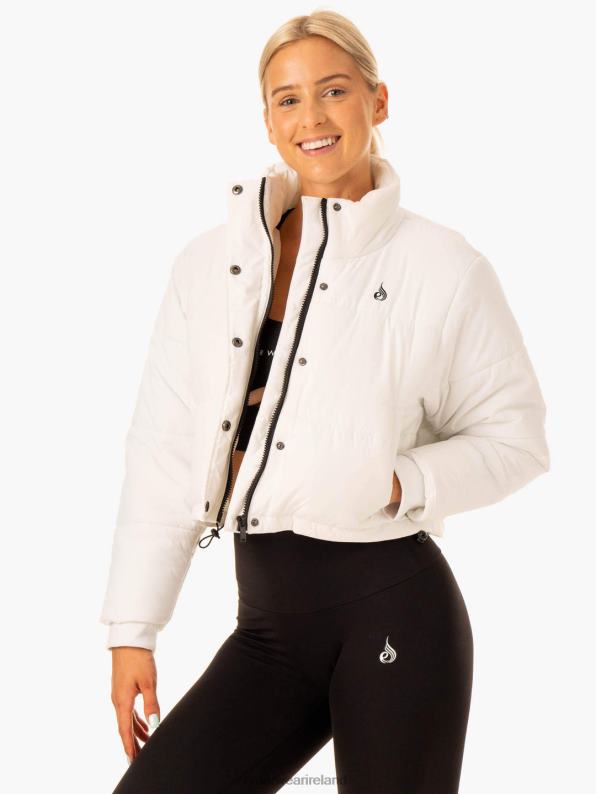 Ryderwear Apex Puffer Jacket White Women Clothing 4Z2T910