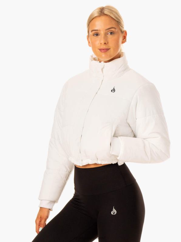 Ryderwear Apex Puffer Jacket White Women Clothing 4Z2T910