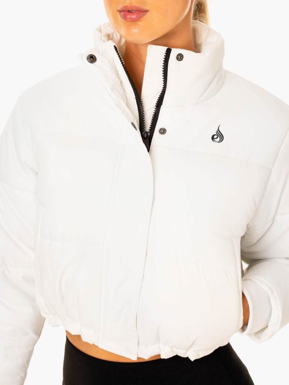 Ryderwear Apex Puffer Jacket White Women Clothing 4Z2T910