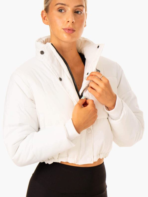 Ryderwear Apex Puffer Jacket White Women Clothing 4Z2T910